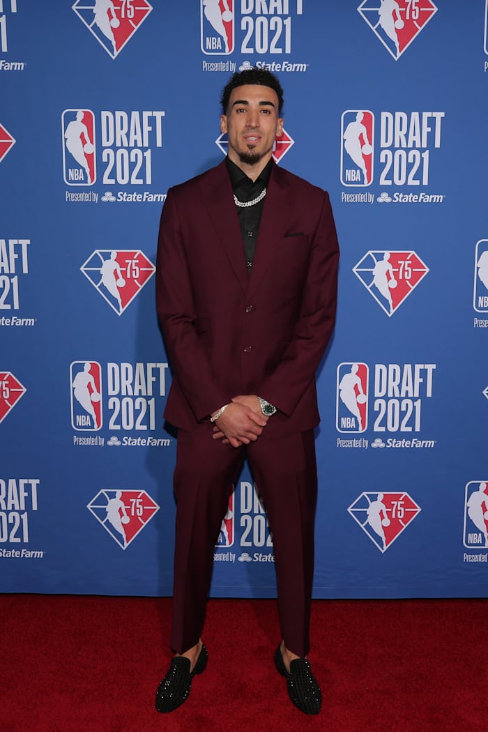 Duarte at the 2021 NBA Draft.